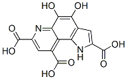 2,7,9-tricarboxy-1H-pyrrolo(2,3-f)quinoline-4,5-diol 结构式