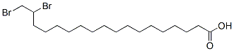 17,18-dibromostearic acid 结构式