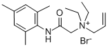 N,N-Diethyl-N-(2-oxo-2-((2,4,6-trimethylphenyl)amino)ethyl)-2-propen-1 -aminium bromide 结构式