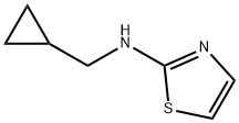 N-(环丙基甲基)噻唑-2-胺 结构式