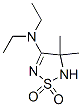 1,2,5-Thiadiazol-3-amine,N,N-diethyl-4,5-dihydro-4,4-dimethyl-,1,1-dioxide(9CI) 结构式