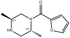 Piperazine, 1-(2-furanylcarbonyl)-2,5-dimethyl-, trans- (9CI) 结构式