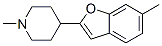 Piperidine, 1-methyl-4-(6-methyl-2-benzofuranyl)- (9CI) 结构式