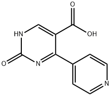 2-HYDROXY-4-(4-PYRIDINYL)-5-PYRIMIDINECARBOXYLIC ACID HYDRATE 结构式