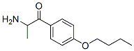 1-Propanone,  2-amino-1-(4-butoxyphenyl)- 结构式