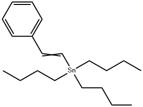 三丁基(苯乙烯基)锡烷 结构式