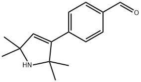 Benzaldehyde, 4-(2,5-dihydro-2,2,5,5-tetramethyl-1H-pyrrol-3-yl)- (9CI) 结构式