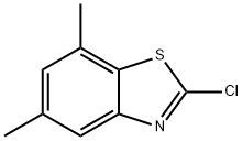 2-Chloro-5,7-dimethylbenzothiazole 结构式