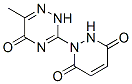 3,6-Pyridazinedione, 1-(2,5-dihydro-6-methyl-5-oxo-1,2,4-triazin-3-yl)-1,2-dihydro- (9CI) 结构式