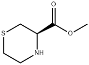 3-ThioMorpholinecarboxylic acid, Methyl ester, (R)- 结构式