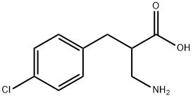 2-(4-氯苄基)-3-氨基丙酸 结构式