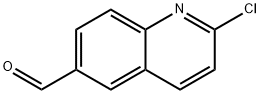 2-氯-6-喹啉甲醛 结构式