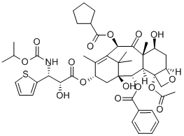 司莫紫杉醇 结构式