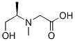 Glycine, N-[(1R)-2-hydroxy-1-methylethyl]-N-methyl- (9CI) 结构式