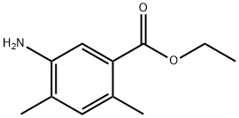 Benzoic acid, 5-amino-2,4-dimethyl-, ethyl ester (9CI) 结构式