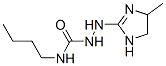 Hydrazinecarboxamide, N-butyl-2-(4,5-dihydro-4-methyl-1H-imidazol-2-yl)- (9CI) 结构式