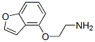Ethanamine, 2-(4-benzofuranyloxy)- (9CI) 结构式