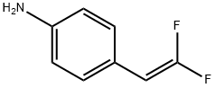 Benzenamine, 4-(2,2-difluoroethenyl)- (9CI) 结构式