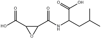 Oxiranecarboxylic  acid,  3-[[(1-carboxy-3-methylbutyl)amino]carbonyl]-  (9CI) 结构式