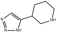 3-(1H-1,2,3-三唑-5-基)哌啶 结构式