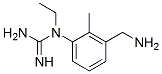 Guanidine, N-[3-(aminomethyl)-2-methylphenyl]-N-ethyl- (9CI) 结构式