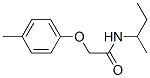 Acetamide, 2-(4-methylphenoxy)-N-(1-methylpropyl)- (9CI) 结构式