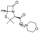 morpholinium (2S-cis)-3,3-dimethyl-7-oxo-4-thia-1-azabicyclo[3.2.0]heptane-2-carboxylate 结构式