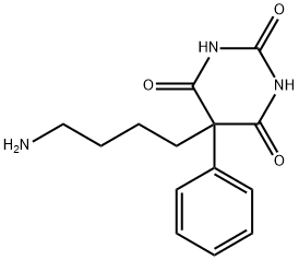 5-phenyl-5-(4-aminobutyl)barbituric acid 结构式