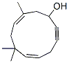 5,9-Cycloundecadien-2-yn-1-ol,7,7,10-trimethyl-,(5Z,9E)-(9CI) 结构式