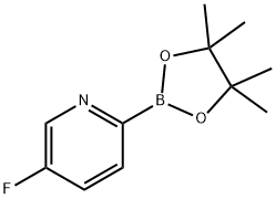 5-氟-2-吡啶硼酸频哪醇酯 结构式