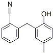 Benzonitrile, 2-[(2-hydroxy-5-methylphenyl)methyl]- (9CI) 结构式