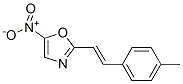 Oxazole, 2-[2-(4-methylphenyl)ethenyl]-5-nitro- (9CI) 结构式