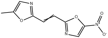 Oxazole, 5-methyl-2-[2-(5-nitro-2-oxazolyl)ethenyl]- (9CI) 结构式