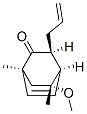 Bicyclo[2.2.2]oct-5-enone, 8-methoxy-1,8-dimethyl-3-(2-propenyl)-, (1S,3S,4R,8R)- (9CI) 结构式