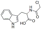 2-(2-氯乙酰胺)-3-(1H-吲哚-3-基)丙酸 结构式