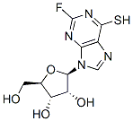 9H-Purine-6-thiol, 2-fluoro-9-beta-d-ribofuranosyl- 结构式