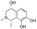 4,7,8-Isoquinolinetriol, 1,2,3,4-tetrahydro-1,2-dimethyl-, (1S-cis)- (9CI) 结构式