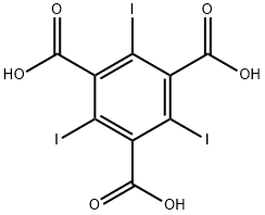 2,4,6-triiodobenzene-1,3,5-tricarboxylic acid 结构式