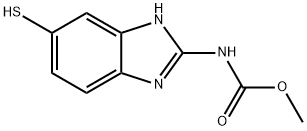 (5-巯基苯并咪唑-2-基)氨基甲酸甲酯 结构式
