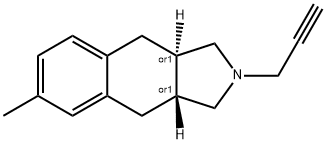 1H-Benz[f]isoindole,2,3,3a,4,9,9a-hexahydro-6-methyl-2-(2-propynyl)-,trans-(9CI) 结构式