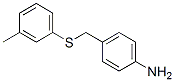 Benzenamine, 4-[[(3-methylphenyl)thio]methyl]- (9CI) 结构式