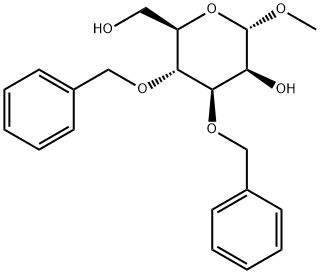 METHYL 3,4-DI-O-BENZYL-A-D-MANNOPYRANOSIDE 结构式