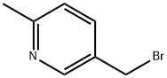 5-(溴甲基)-2-甲基吡啶 结构式