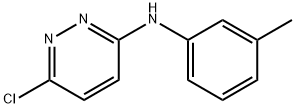 6-氯-N-间甲苯基-3-氨基哒嗪 结构式
