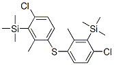 Chloro(trimethylsilyl)methylphenyl sulfide 结构式