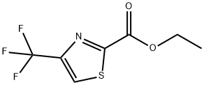 4-三氟甲基噻唑-2-甲酸乙酯 结构式