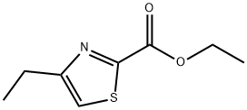 4-乙基噻唑-2-羧酸乙酯 结构式