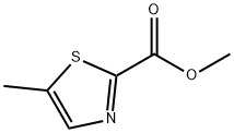 5-甲基噻唑-2-羧酸甲酯 结构式