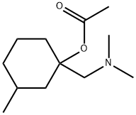 Cyclohexanol,1-[(dimethylamino)methyl]-3-methyl-,acetate(ester)(9CI) 结构式