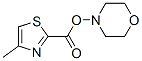 Morpholine, 4-[[(4-methyl-2-thiazolyl)carbonyl]oxy]- (9CI) 结构式